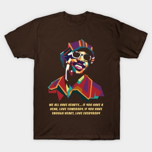 Stevie Wonder Color T-Shirt